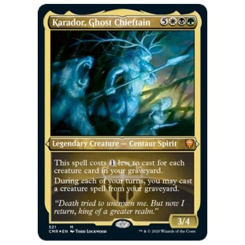 Karador, Ghost Chieftain (Etched foil)