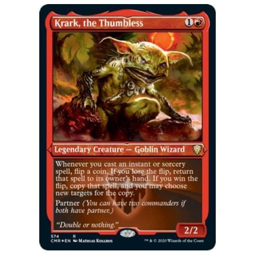Krark, the Thumbless (Etched foil)