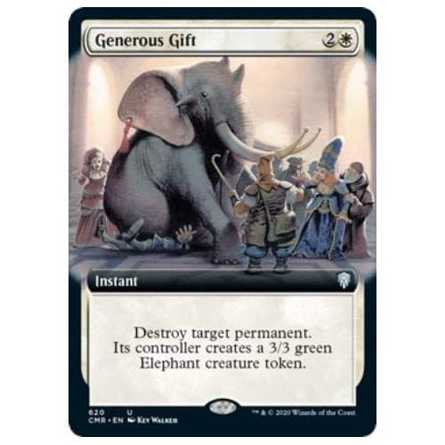 Generous Gift (Extended Art foil) | Commander Legends