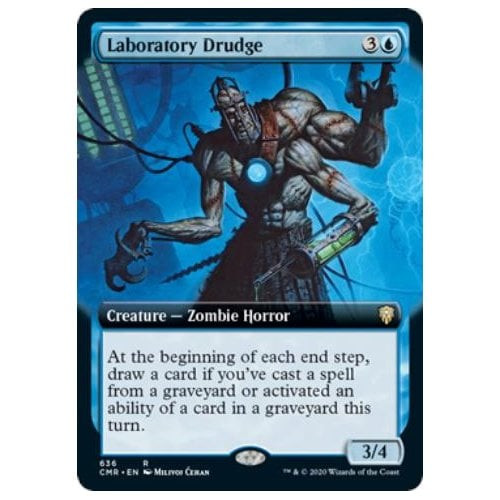 Laboratory Drudge (Extended Art foil) | Commander Legends