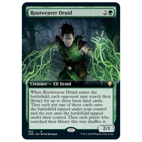 Rootweaver Druid (Extended Art foil) | Commander Legends