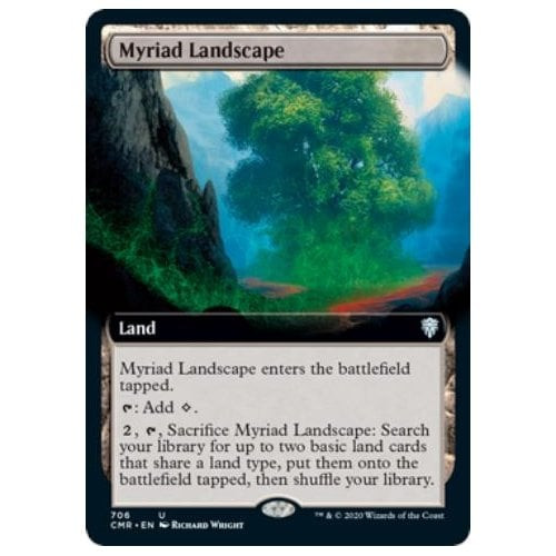 Myriad Landscape (Extended Art foil) | Commander Legends