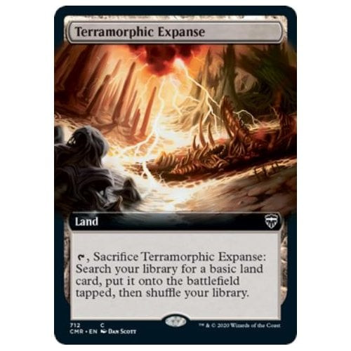 Terramorphic Expanse (Extended Art foil) | Commander Legends