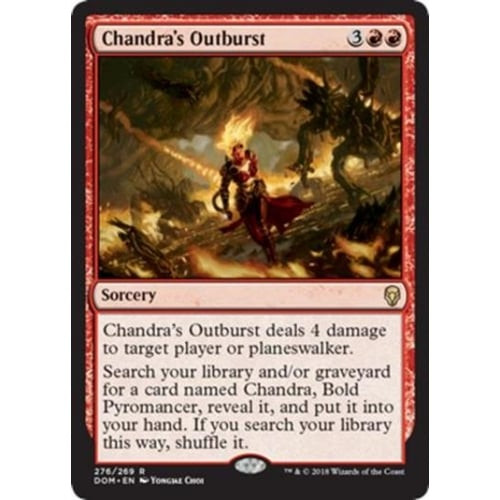Chandra's Outburst (Planeswalker Deck Card)