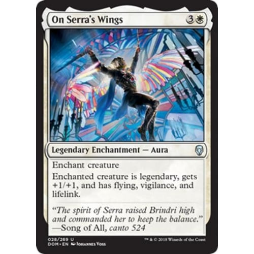 On Serra's Wings (foil) | Dominaria