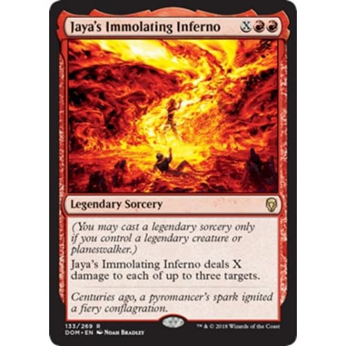 Jaya's Immolating Inferno (foil) | Dominaria