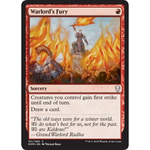 Warlord's Fury (foil)