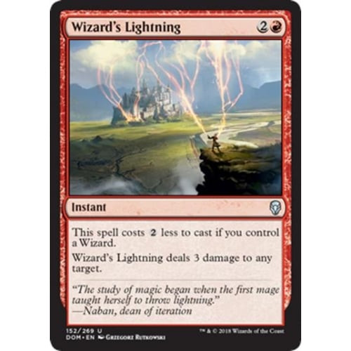 Wizard's Lightning (foil)