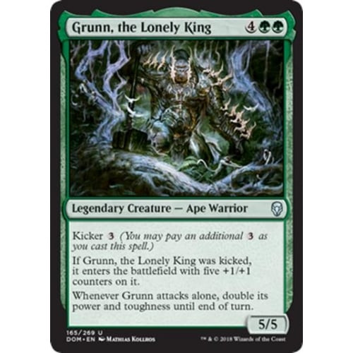 Grunn, the Lonely King (foil)