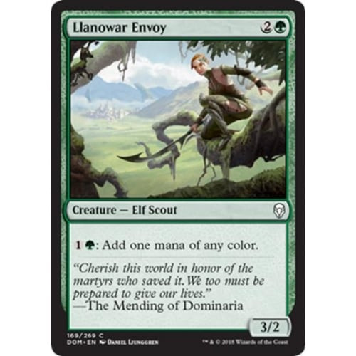 Llanowar Envoy (foil) | Dominaria