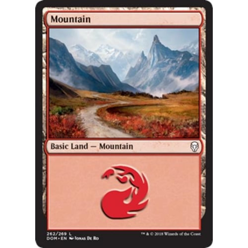 Mountain (#262) (foil) | Dominaria