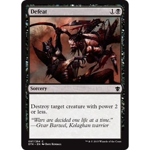 Defeat