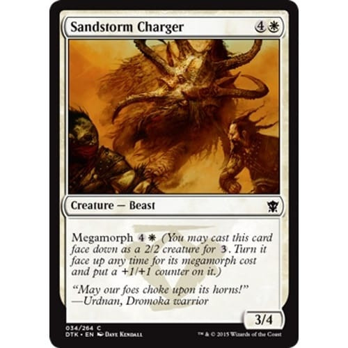 Sandstorm Charger (foil) | Dragons of Tarkir