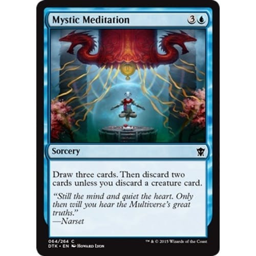 Mystic Meditation (foil) | Dragons of Tarkir