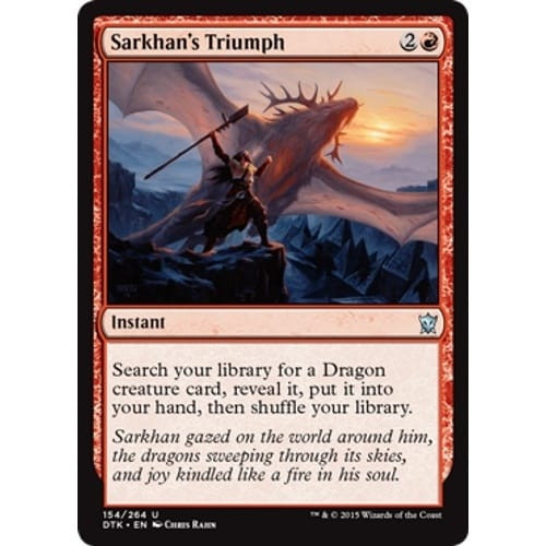 Sarkhan's Triumph (foil)