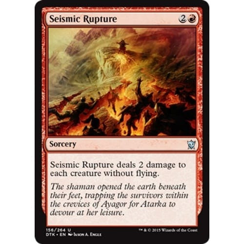 Seismic Rupture (foil) | Dragons of Tarkir