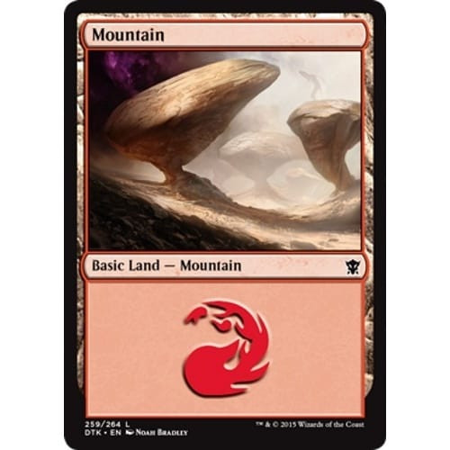 Mountain (#259) (foil) | Dragons of Tarkir