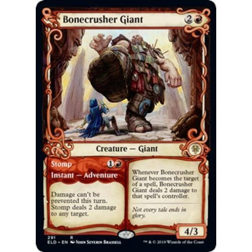 Bonecrusher Giant (Showcase Frame) | Throne of Eldraine