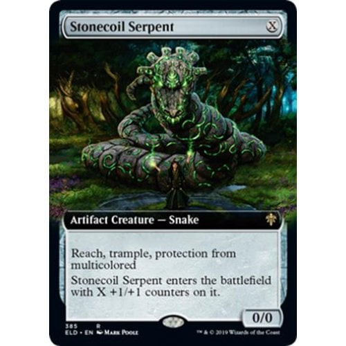 Stonecoil Serpent (Extended Art) | Throne of Eldraine