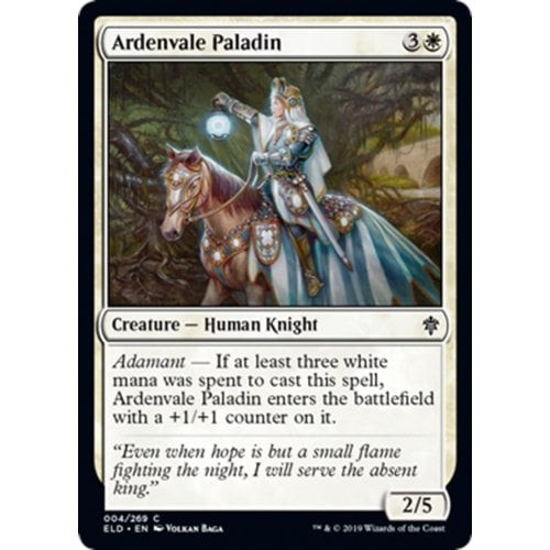 Ardenvale Paladin (foil) | Throne of Eldraine