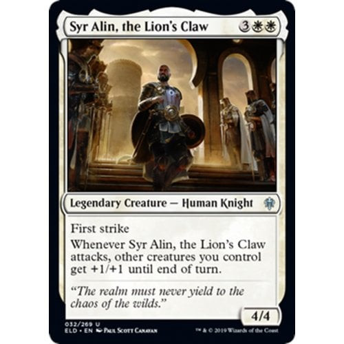 Syr Alin, the Lion's Claw (foil)