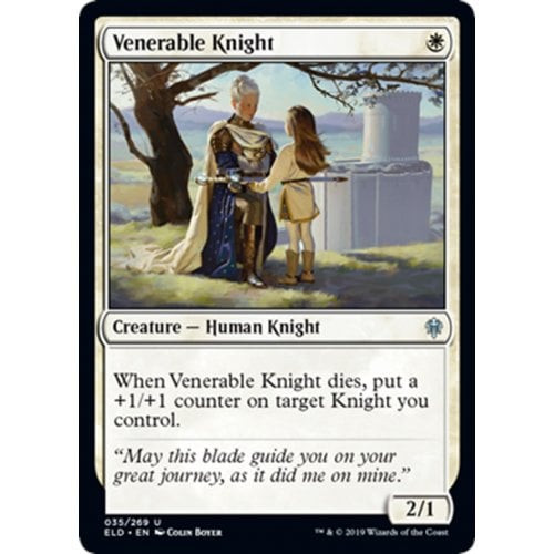 Venerable Knight (foil) | Throne of Eldraine