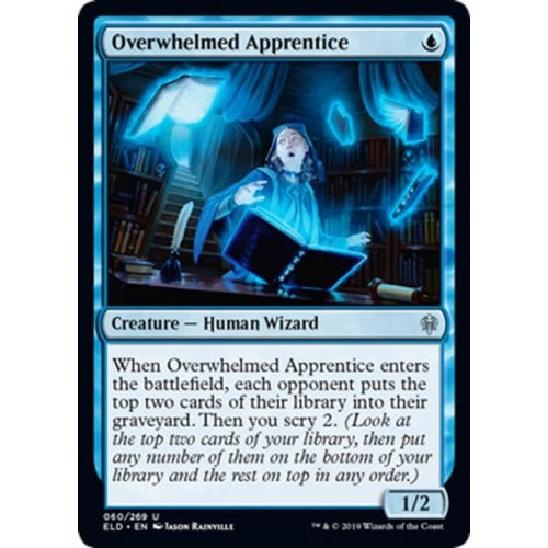Overwhelmed Apprentice (foil) | Throne of Eldraine
