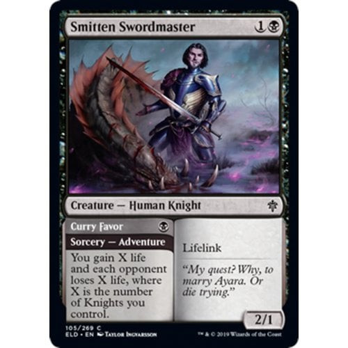Smitten Swordmaster (foil) | Throne of Eldraine