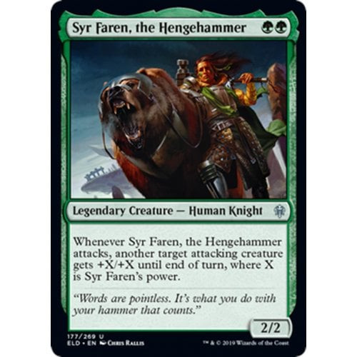 Syr Faren, the Hengehammer (foil)