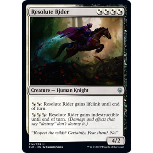 Resolute Rider (foil) | Throne of Eldraine