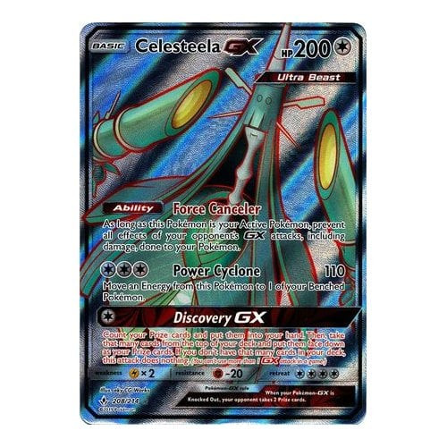 SM Unbroken Bonds 208/214 Celesteela GX (Full Art)