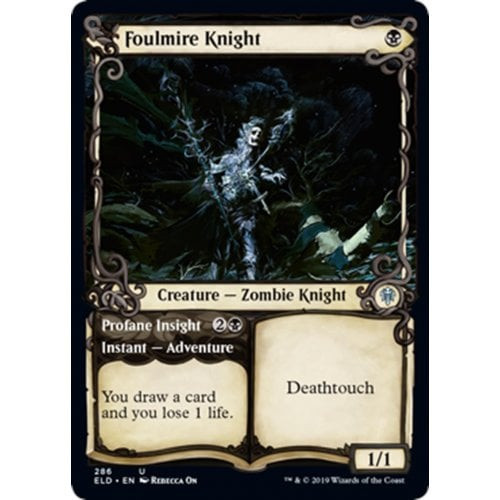 Foulmire Knight (Showcase Frame foil)