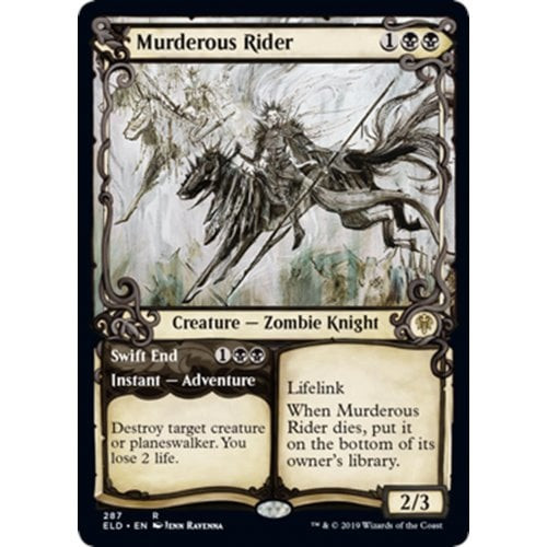 Murderous Rider (Showcase Frame foil) | Throne of Eldraine