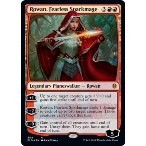 Rowan, Fearless Sparkmage (Planeswalker Deck foil)