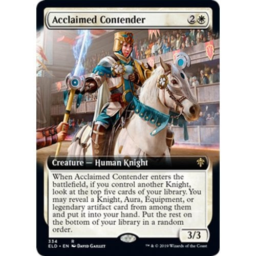 Acclaimed Contender (Extended Art foil)