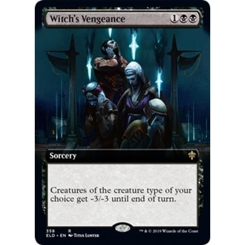 Witch's Vengeance (Extended Art foil) | Throne of Eldraine