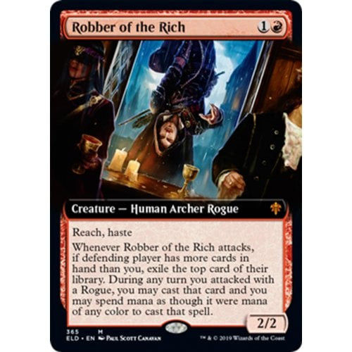 Robber of the Rich (Extended Art foil) | Throne of Eldraine