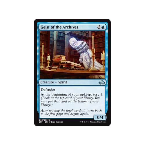 Geist of the Archives (foil) | Eldritch Moon