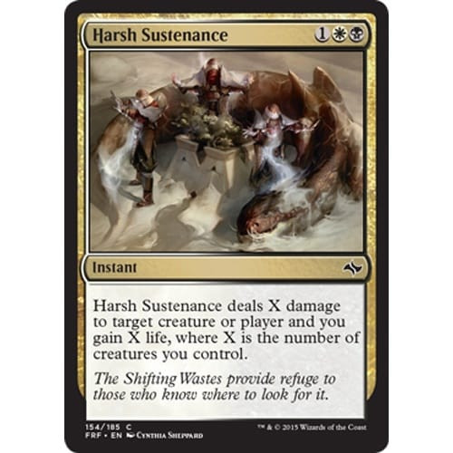 Harsh Sustenance