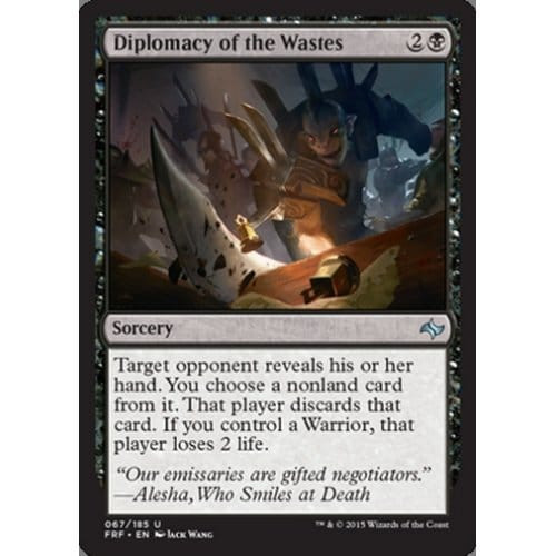 Diplomacy of the Wastes (foil)