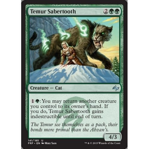 Temur Sabertooth (foil)