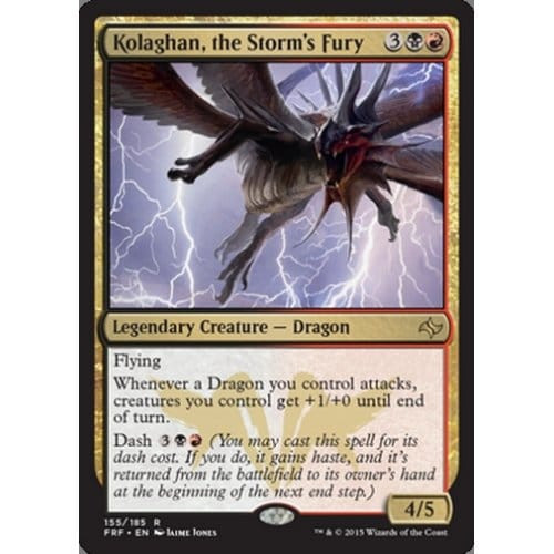 Kolaghan, the Storm's Fury (foil) | Fate Reforged