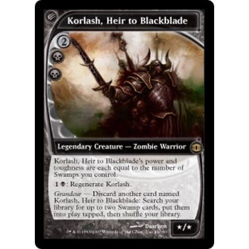 Korlash, Heir to Blackblade  (foil) | Future Sight