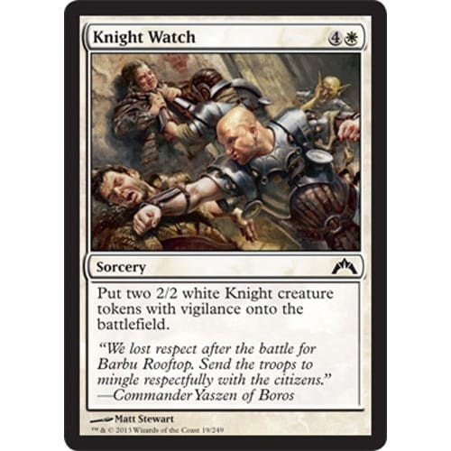 Knight Watch (foil) | Gatecrash