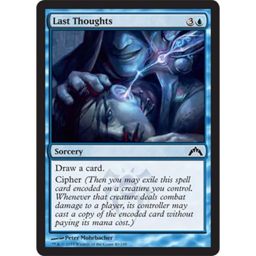 Last Thoughts (foil)