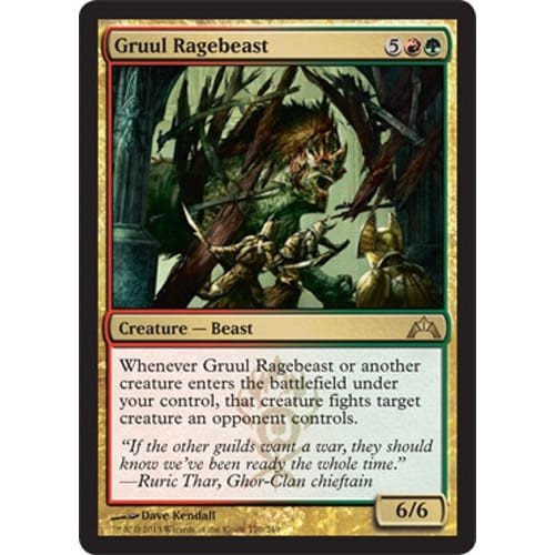 Gruul Ragebeast (foil)