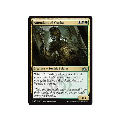 Attendant of Vraska (Planeswalker Deck Card) | Guilds of Ravnica