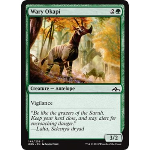 Wary Okapi (foil) | Guilds of Ravnica