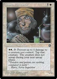 Samite Alchemist (Green Beaker)