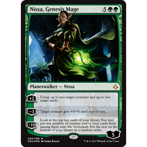 Nissa, Genesis Mage (Planeswalker Deck Card) | Hour of Devastation